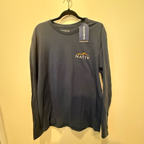 Native Deep Blue Tee - Picture 1 of 5